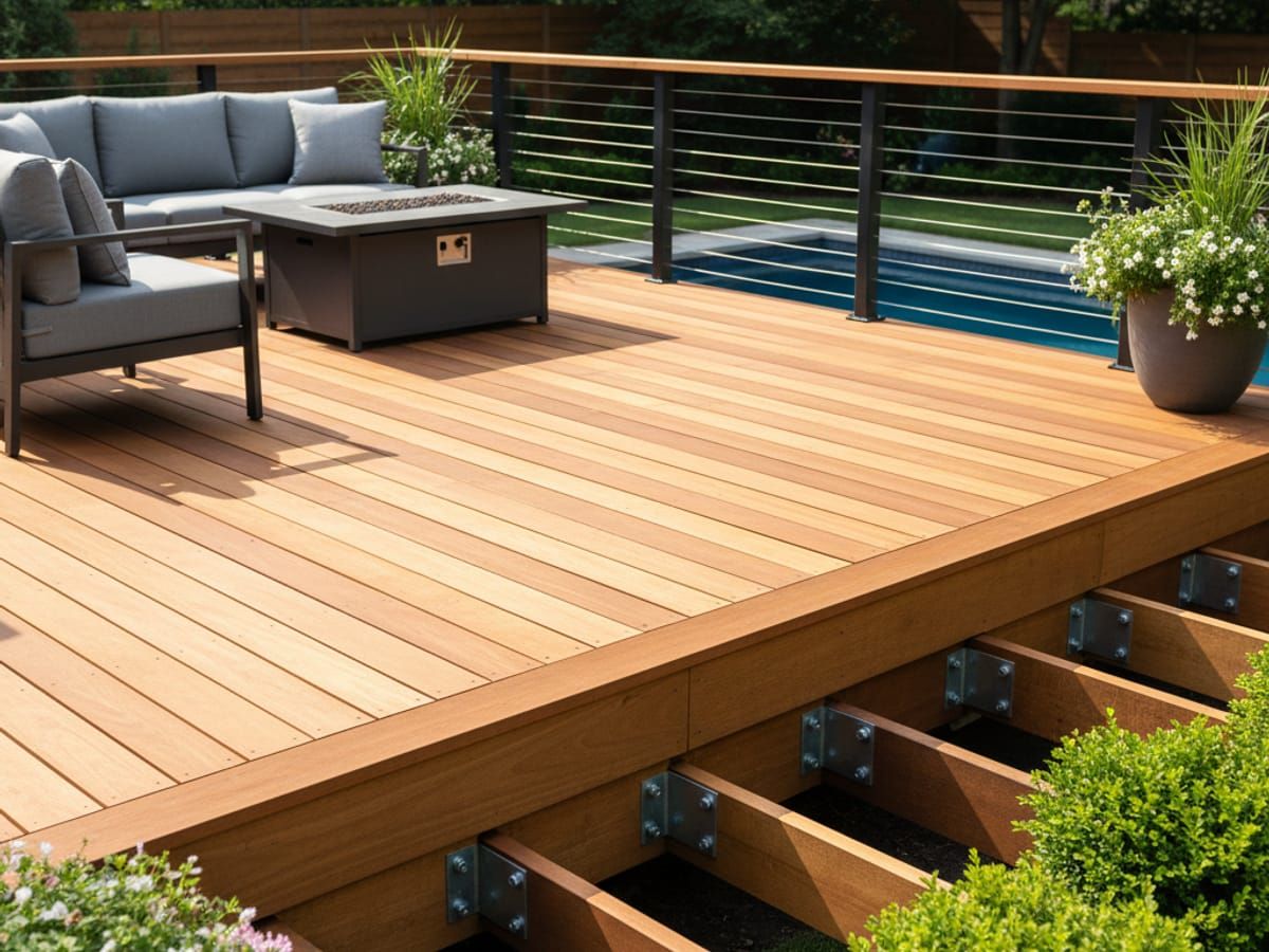 Structurally sound restored deck in Holladay